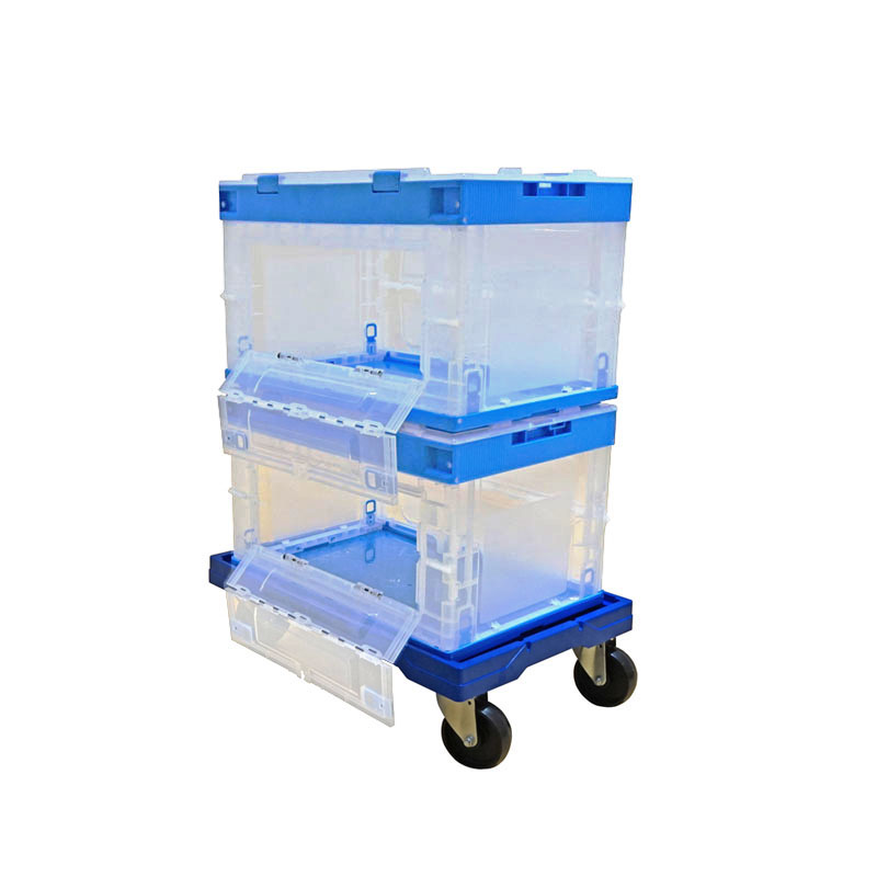 Uni-Silent Turnover Crate Dolly: Improve Production Efficiency Material Handling Equipment