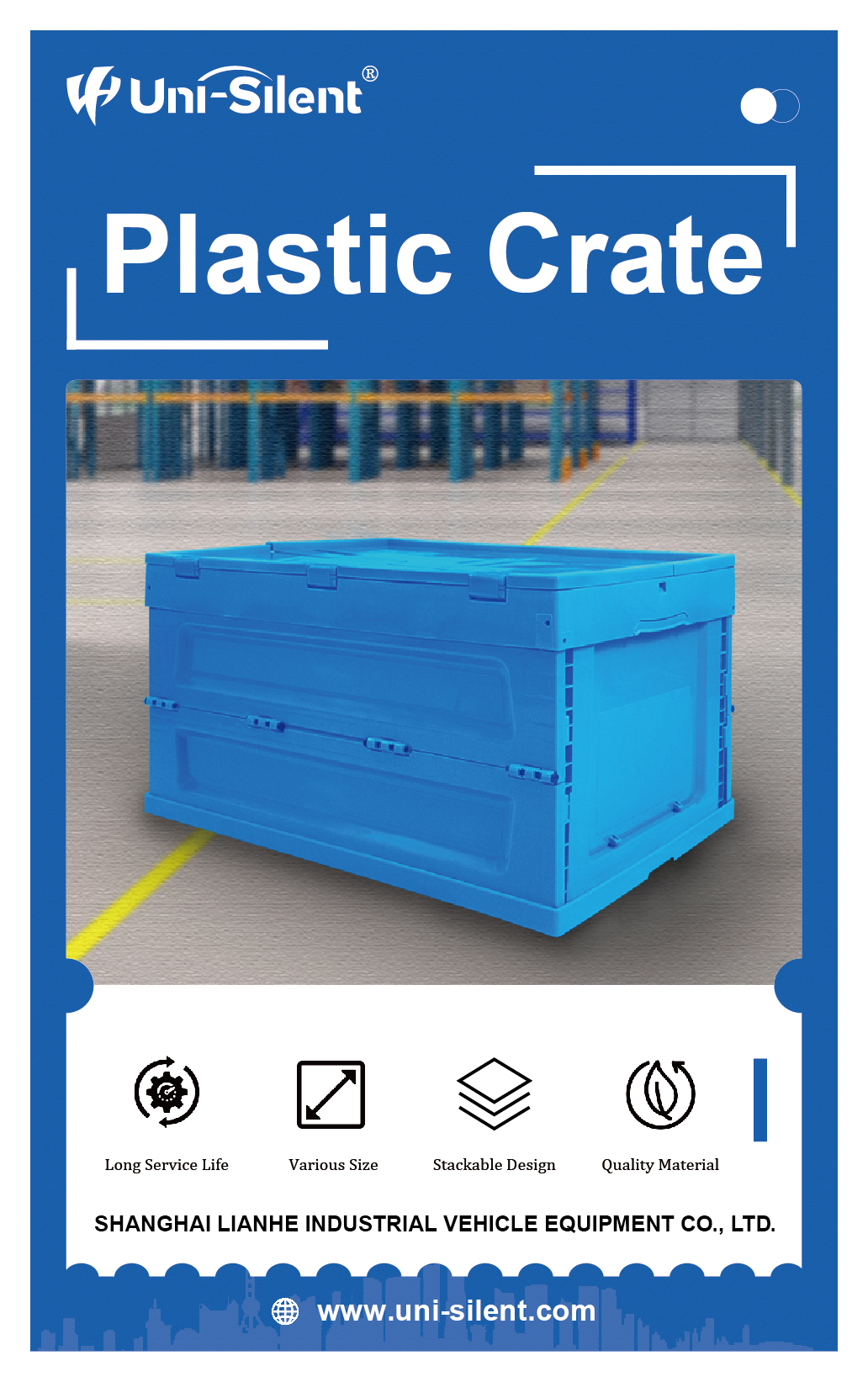 Uni-Silent Plastic Crate Advantages